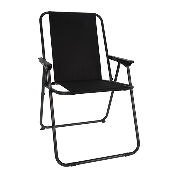 Redcliffs Campingstoel | Redcliffs | 57 x 48 x 42 cm (Beach, Inklapbaar, Zwart) LE8000020 K170105329 - 1