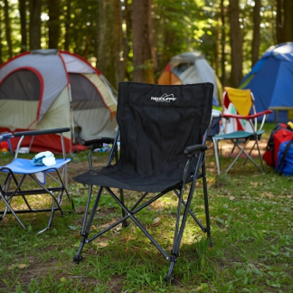 Redcliffs Campingstoel | Redcliffs | 61 x 60 x 88 cm (Opvouwbaar, Zwart) X32000070 K170106081 - 2