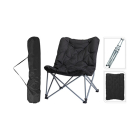 Redcliffs Campingstoel | Redcliffs | 83 x 74 x 91 cm (Opvouwbaar, PVC-coating, Zwart) LE8000150 K170106078 - 3