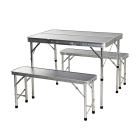 Redcliffs Campingtafel met bankjes | Redcliffs | 3-delig (Opvouwbaar, Koffer, Grijs) CM4100110 K170105273 Redcliffs Campingtafel met bankjes | Redcliffs | 3-delig (Opvouwbaar, Koffer, Grijs) CM4100110 K170105273