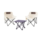 Redcliffs Campingtafel met stoelen | Redcliffs | 3-delig (Inklapbaar, Crème) R22000300 K170106080 - 1
