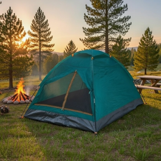 Redcliffs Campingtent | Redcliffs | 2 personen (Koepel, 200 x 120 x 100 cm, Blauw) X92000620 K170106090 - 2