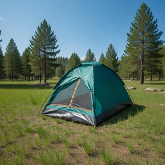 Redcliffs Campingtent | Redcliffs | 2 personen (Koepel, 200 x 120 x 100 cm, Blauw) X92000620 K170106090 - 3