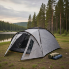 Redcliffs Campingtent | Redcliffs | 3 personen (Koepel, 300 x 190 x 125 cm, Grijs) X92000650 K170106093 - 2