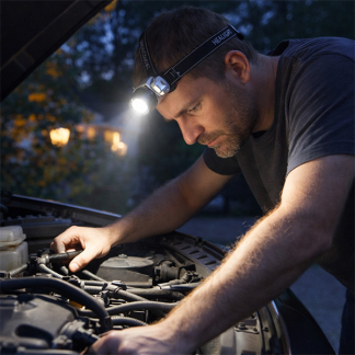 Redcliffs Hoofdlamp | Redcliffs (7 leds, 3 lichtmodi, Batterijen) CX3000620 K170106017 - 3