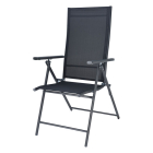 Redcliffs Klapstoel | Redcliffs | 68 x 56 x 106 cm (Inklapbaar, Verstelbaar, Donkergrijs) X40100160 K170106087 - 1