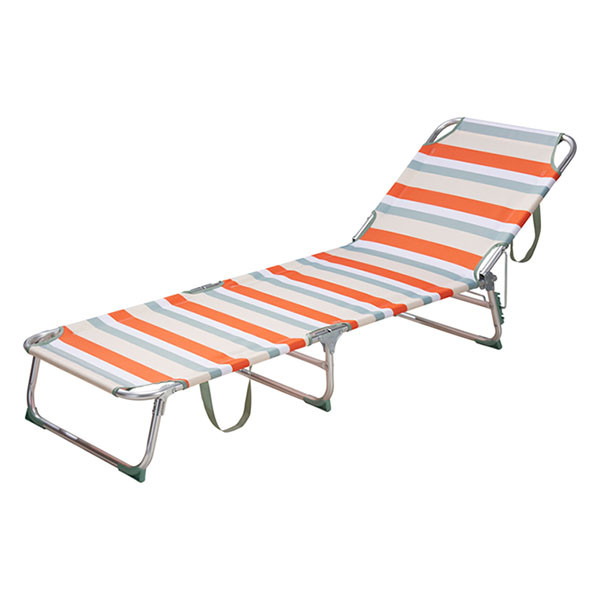 Redcliffs Ligbed | Redcliffs | 187 x 57 x 29 cm (Opvouwbaar, Rood gestreept) X32000310 K170106084 - 1