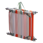 Redcliffs Ligbed | Redcliffs | 187 x 57 x 29 cm (Opvouwbaar, Rood gestreept) X32000310 K170106084 - 3