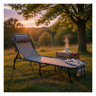 Redcliffs Ligbed | Redcliffs | 190 x 60 x 30 (Opvouwbaar, Verstelbare rugleuning, Donkergrijs) FB7000220 K170106072 - 2