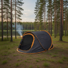 Redcliffs Pop-up tent | Redcliffs | 2 personen | (220 x 120 x 95 cm, Donkergrijs) X92000640 K170106092 - 2