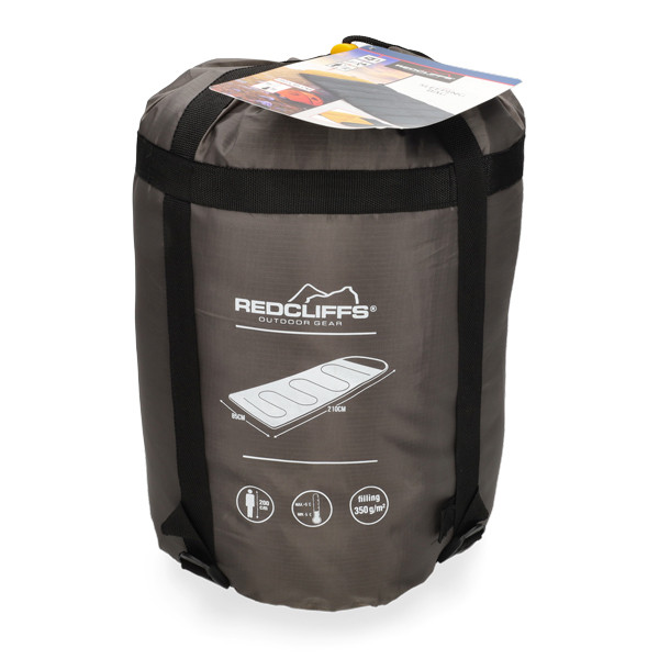 Redcliffs Slaapzak | Redcliffs | 210 x 85 cm (Envelop, Met kussen, Grijs) X98000300 K180107463 - 4