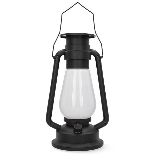 Redcliffs Solar lantaarn | Redcliffs | Ø 15 x 17 cm (Led, Warm wit, Kunststof, Handvat, Dimbaar, Zwart) DX9300840 K170105246 - 1