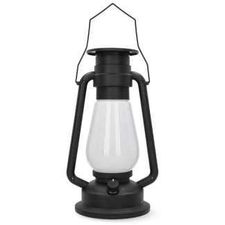 Redcliffs Solar lantaarn | Redcliffs | Ø 15 x 17 cm (Led, Warm wit, Kunststof, Handvat, Dimbaar, Zwart) DX9300840 K170105246 - 1