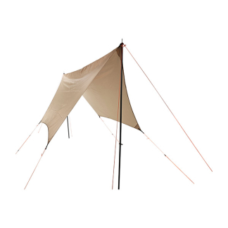 Redcliffs Tarp | Redcliffs | 300 x 300 x 220 cm (Inclusief buizen, haringen & scheerlijnen, Lichtbruin) X92000500 K170105332 - 1
