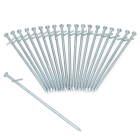Tentharingen | Redcliffs | 23 cm | 20 stuks (Opbergkoffer, Harde ondergrond, IJzer)