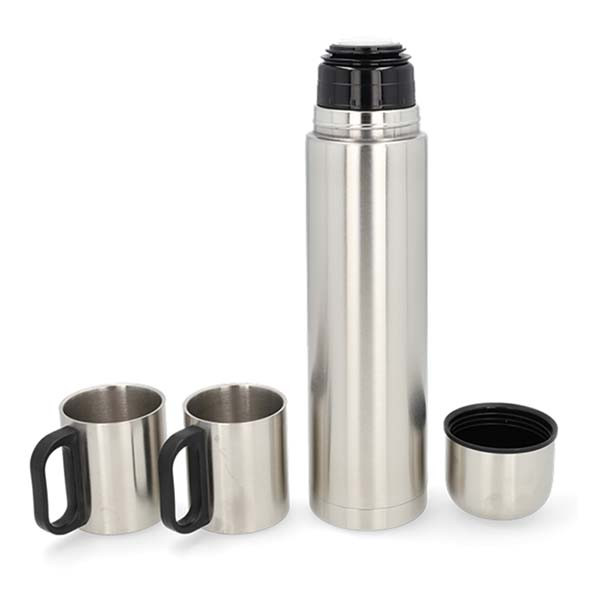 Redcliffs Thermosfles | Redcliffs | 1000 ml (Dubbelwandig, Inclusief 2 bekers, RVS) C80700910 K170105310 - 1