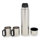Thermosfles | Redcliffs | 1000 ml (Dubbelwandig, Inclusief 2 bekers, RVS)