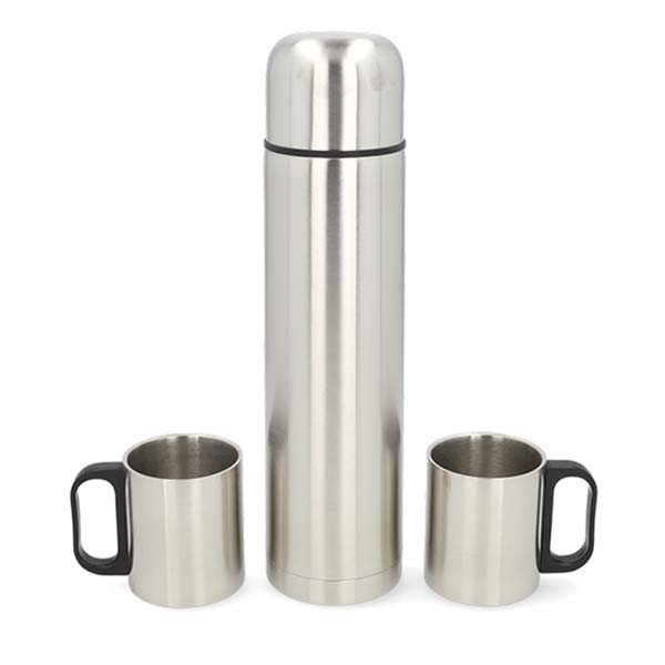 Redcliffs Thermosfles | Redcliffs | 1000 ml (Dubbelwandig, Inclusief 2 bekers, RVS) C80700910 K170105310 - 2