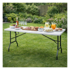 Redcliffs Tuintafel | Redcliffs | 180 x 70 x 74 (Inklapbaar, Wit) CM5000010 K170106060 - 4