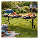 Redcliffs Tuintafel | Redcliffs | 180 x 70 x 74 (Inklapbaar, Zwart) CM5000020 K170106061 - 4