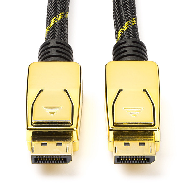 Relatieve grootte Gek Van hen DisplayPort kabel 1.4 - Roline - 1 meter (8K@60Hz, HDR, Nylon)