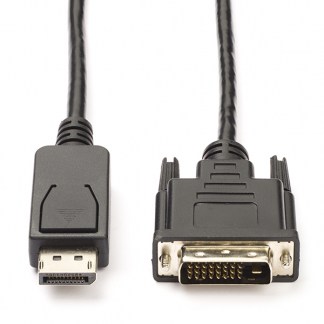 Roline DisplayPort naar DVI kabel | Roline | 1 meter (DVI-D, Full HD) 11045613 K010403046 - 