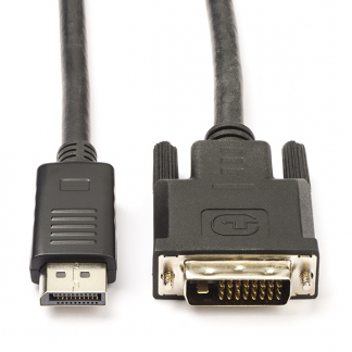 Roline DisplayPort naar DVI kabel | Roline | 1 meter (DVI-D, Full HD, LSZH) 11045771 K010403511 - 