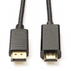 DisplayPort naar HDMI kabel - Roline - 1 meter (4K@60Hz)