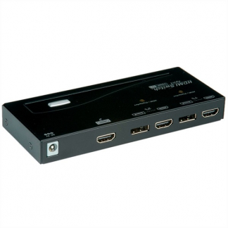 Roline DisplayPort naar HDMI switch | Roline | 2-poorts (Full HD) 14013572 K020403002 - 