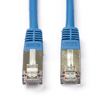 Roline Netwerkkabel | Cat5e F/UTP | 0.5 meter (100% koper, Blauw) 21150184 K010604433 - 1