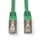 Netwerkkabel | Cat5e F/UTP | 0.5 meter (100% koper, Groen)