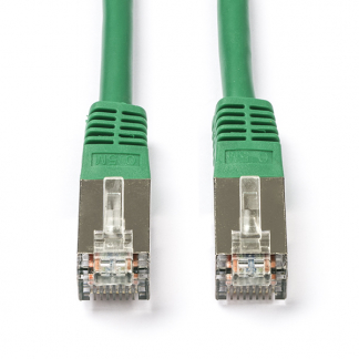 Roline Netwerkkabel | Cat5e F/UTP | 1 meter (100% koper, Groen) 21150133 K010604426 - 1
