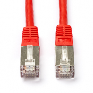 Roline Netwerkkabel | Cat5e S/FTP | 0.5 meter (100% koper, Rood) 21150381 K010604709 - 1