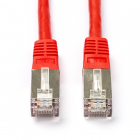 Netwerkkabel | Cat5e S/FTP | 0.5 meter (100% koper, Rood)