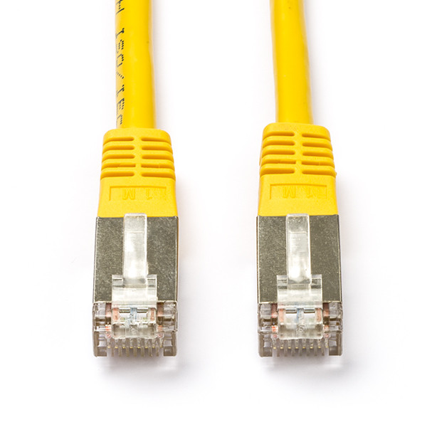 Roline Netwerkkabel | Cat5e S/FTP | 1 meter (100% koper, Geel) 21150332 K010604718 - 1