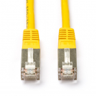 Netwerkkabel | Cat5e S/FTP | 1 meter (100% koper, Geel)