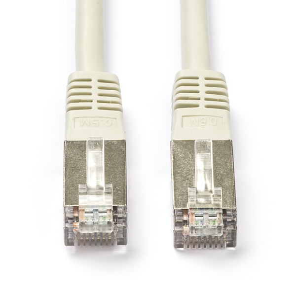 Roline Netwerkkabel | Cat5e S/FTP | 1 meter (100% koper, Grijs) 21150301 K010604701 - 1