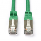 Netwerkkabel | Cat5e S/FTP | 1 meter (100% koper, Groen)