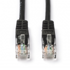 Netwerkkabel | Cat5e U/UTP | 0.5 meter (100% koper, Zwart)