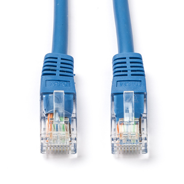Roline Netwerkkabel | Cat5e U/UTP | 10 meter (100% koper, Blauw) 21150424 K010600338 - 1