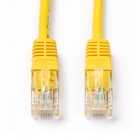 Netwerkkabel | Cat5e U/UTP | 1 meter (100% koper, Geel)