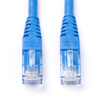 Roline Netwerkkabel | Cat6 U/UTP | 10 meter (100% koper, Blauw) 21151584 K010604802 - 