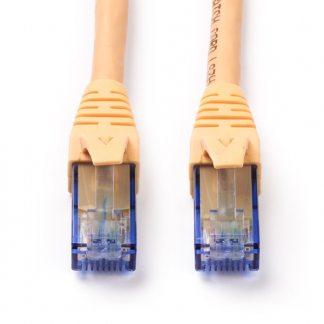 Roline Netwerkkabel |  Cat6a U/UTP | 0.5 meter (100% koper, LSZH, Geel) 21152720 K010610223 - 1