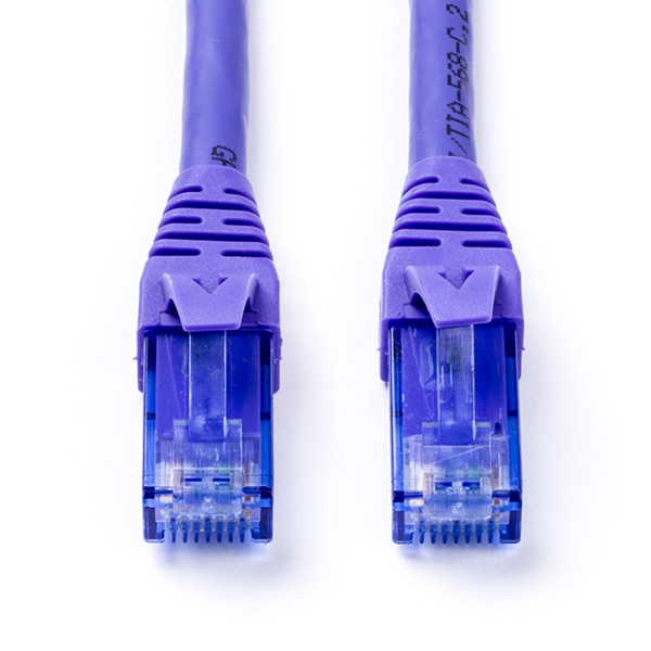Roline Netwerkkabel |  Cat6a U/UTP | 15 meter (100% koper, LSZH, Paars) 21152928 K010610319 - 1