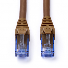 Roline Netwerkkabel |  Cat6a U/UTP | 7.5 meter (100% koper, LSZH, Bruin) 21152786 K010610295 - 1