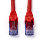 Netwerkkabel - Cat6a U/UTP - 1 meter (100% koper, LSZH, Rood)