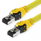 Netwerkkabel - Cat8 S/FTP - 1 meter (Soepel, 100% koper, LSZH, Geel)