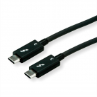Thunderbolt 3 kabel | Roline | 0.5 meter (40 Gbps, 5K@60Hz, USB 3.1)