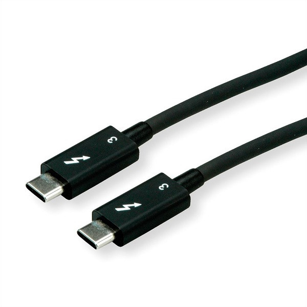 Roline Thunderbolt 3 kabel | Roline | 1 meter (20 Gbps, 5K@60Hz, USB 3.1) 11029041 K010405010 - 1