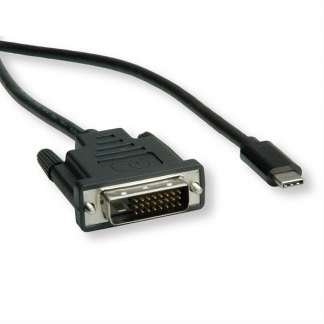 Roline USB C naar DVI kabel | Roline | 1 meter (4K@60Hz) 11045830 K010214144 - 